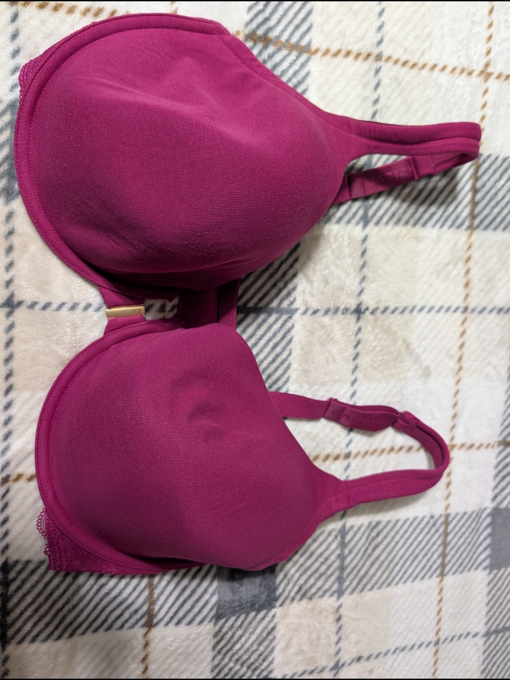 Cacique Smooth Moulded Bra - Berry Pink